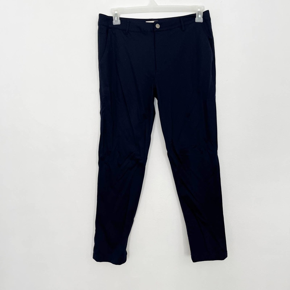 Rye 51 Straight Leg Pants Men's Size 33x29 Navy Blue Performance Material